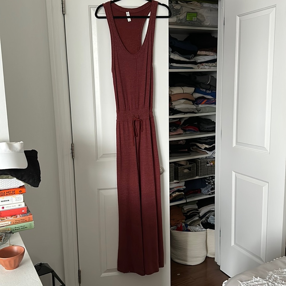 Relaxed, Wide Legged Anthro Jumpsuit